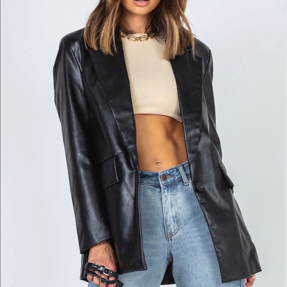 Princess Polly Jocelyn Leather Jacket